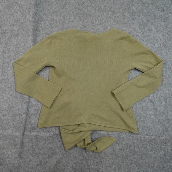 Soft Surroundings Sweater Womens Small Cashmere Wrap Tie Front Soft Luxe Luxury - Picture 4 of 8